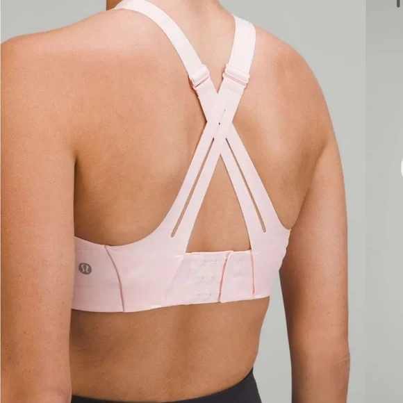 Lululemon Air support Sport Bra Pink Strawberry Milkshake Women’s Size 38B - Picture 2 of 10